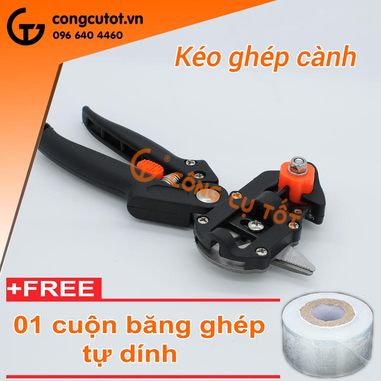Bộ kéo ghép cành cây chuyên dụng dạng U V Ω Ghép nêm rất khí đường kính thân ghép từ 3 - 13mm