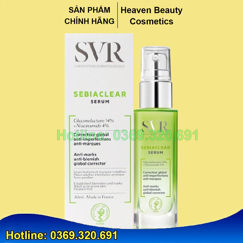 Tinh Chất Làm Giảm Mụn & Mờ Nám Và Nếp Nhăn SVR Seabiaclear Serum