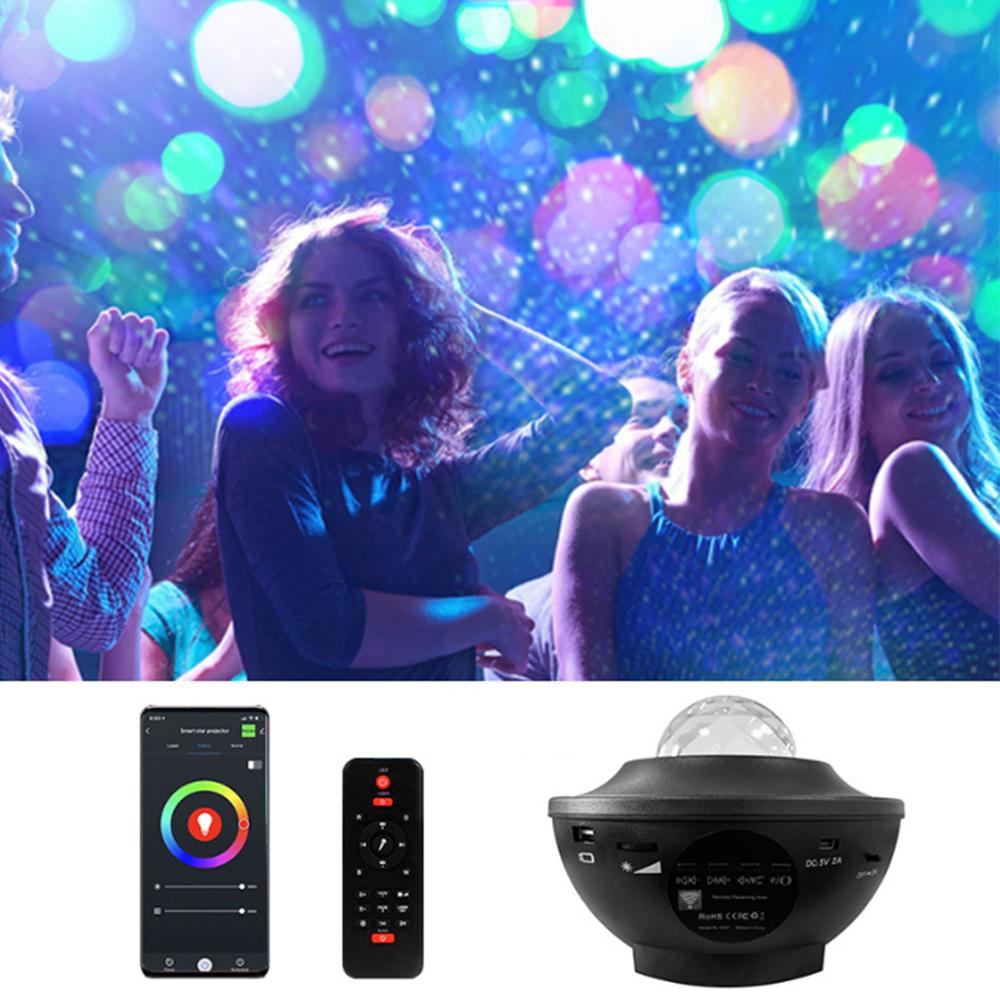Loa máy chiếu sao BT BT Laser AMMATE USB MUSIC STAR STAR BEDSIDE LED LED LASTER Đèn chiếu sáng