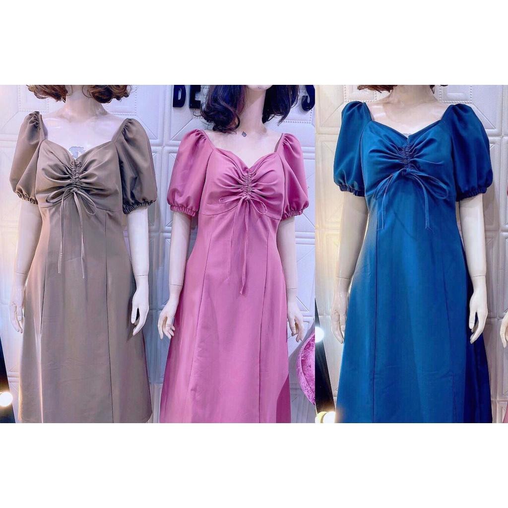 ĐẦM SUÔNG TK BIGSIZE RÚT DÂY NGỰC
