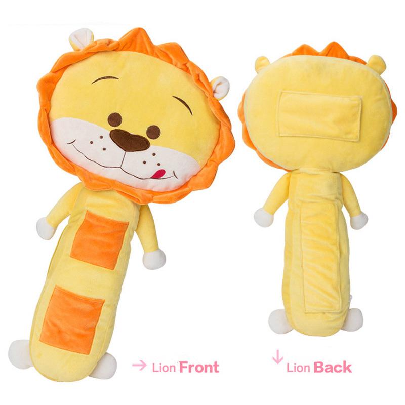 Hoạt Hình Mèo Hồng Dây Đai Có Bông PP An Toàn Dây Đai Vai Cho Trẻ Xe Gối Khỉ Dây bao Da