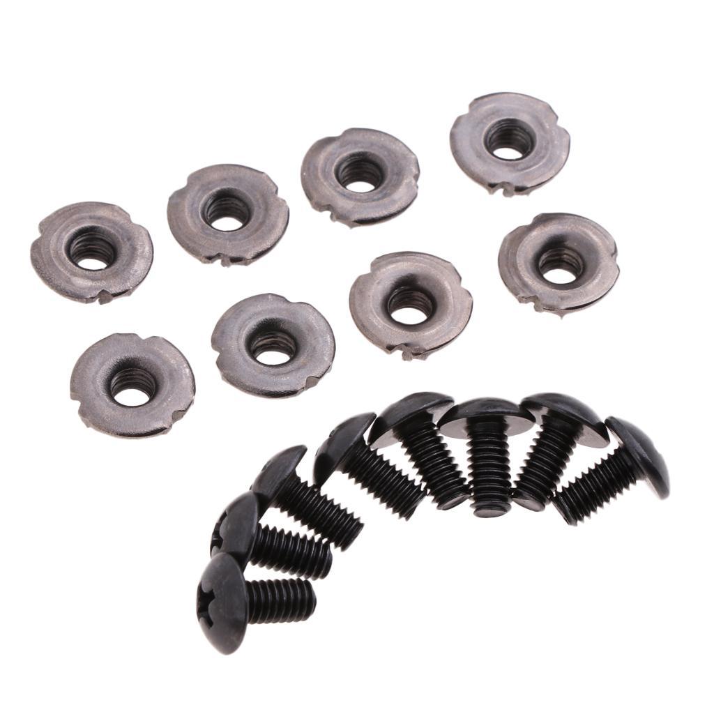 3-4pack 8 Pairs Roller Skates Buckle Replacement Inline Skates Screws Nut Bolts