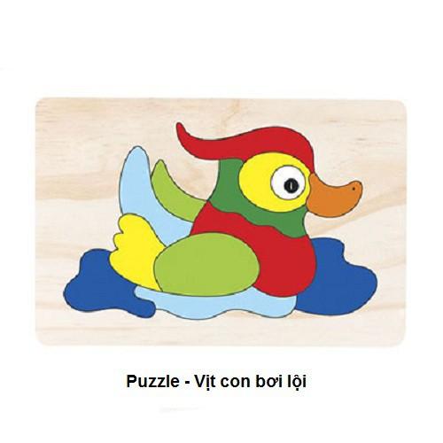 Bộ tranh ghép các loài động vật | Puzzle Animal 16x24cm - PHẦN 1