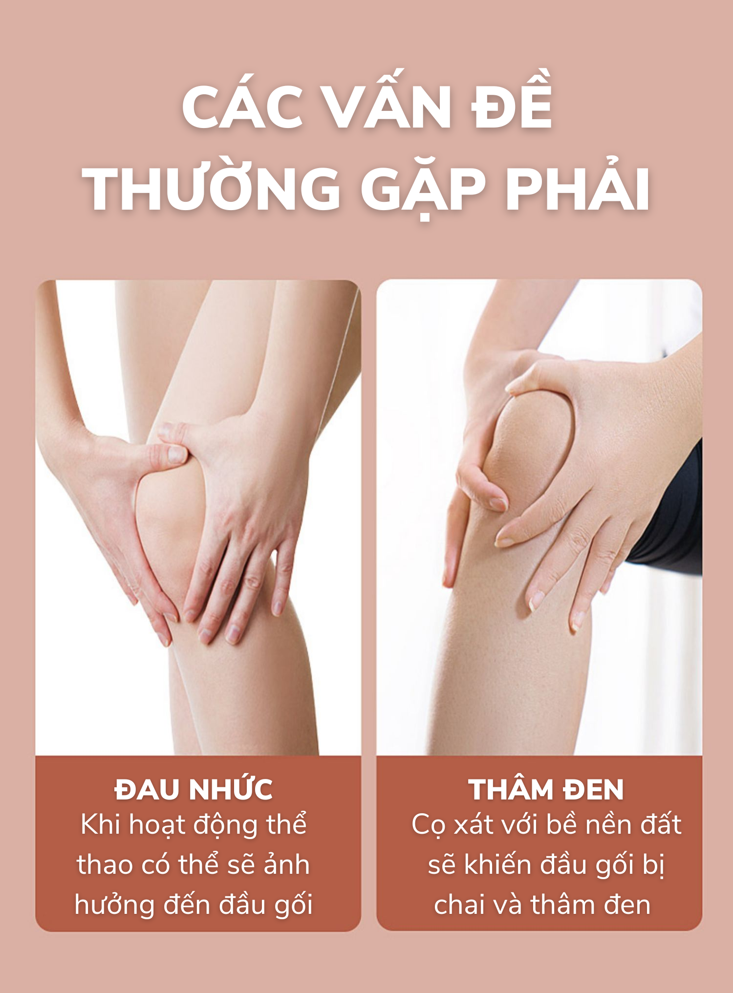 Đai Bảo Vệ Đầu Gối, Miếng Đệm Đầu Gối, Xỏ Gối, Miếng Lót Đệm Dày, Co Giãn Thoải Mái, Giúp Tránh Va Đập, Trầy Xước Đầu Gối