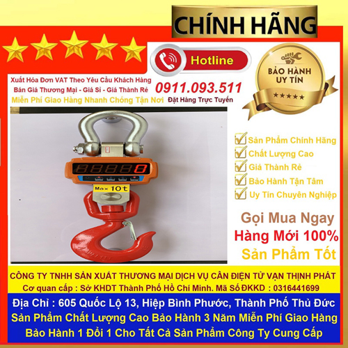 Cân Treo Điện Tử 10 Tấn JJE