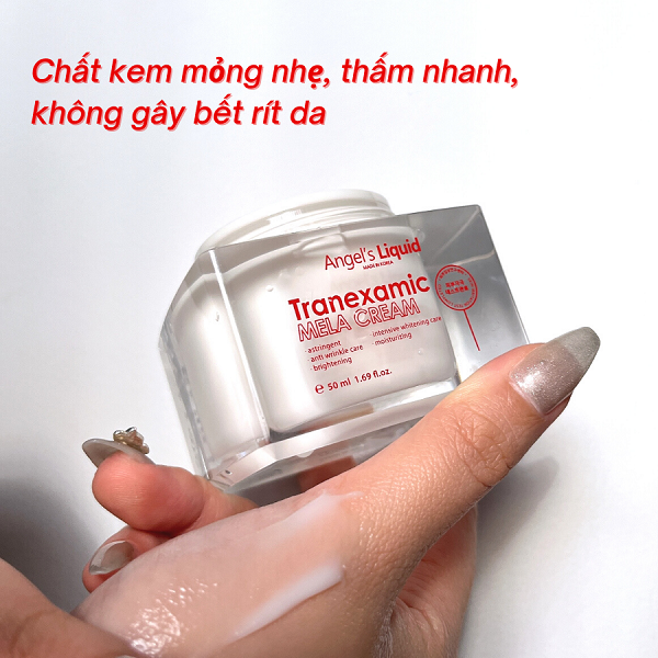 Kem Dưỡng Tranexamic Acid Mờ Nám Chuyên Sâu Angel's Liquid Mela Cream