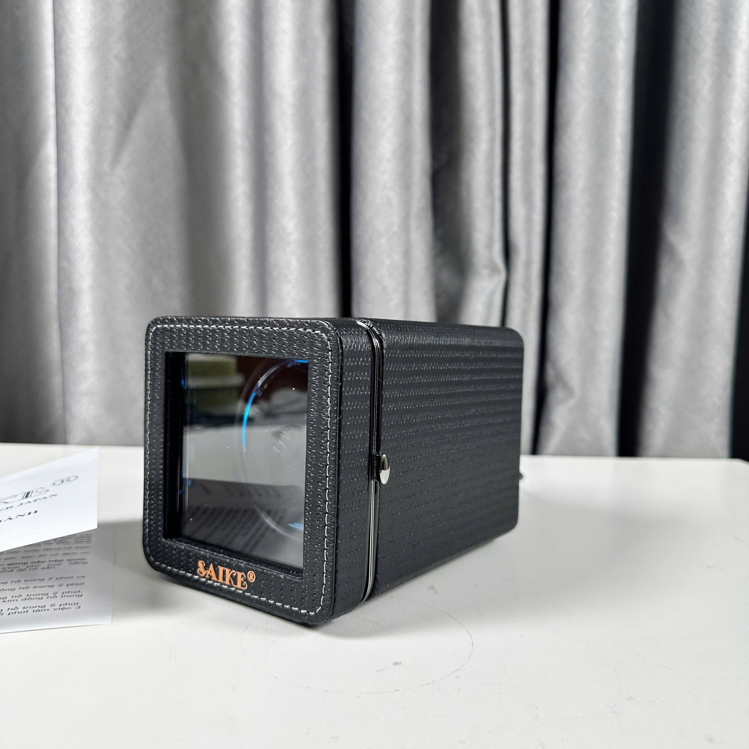 Bảo hành 2 năm Hộp xoay 1 đồng hồ Saike (Tặng củ adapter)