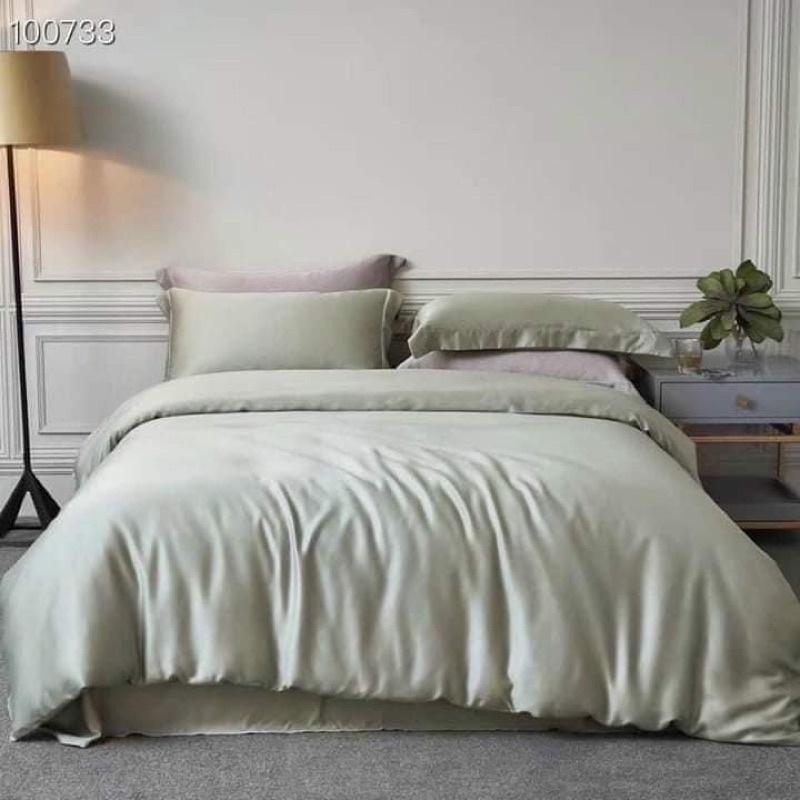 DRAP GỐI SATIN HÀN QUỐC JEJU MÀU TRƠN