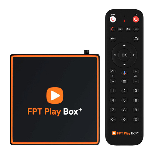 FPT Play Box new 2020, Ram 2GB, HĐH Android TV 10, Hỗ Trợ 4K, Kết nối bluetooth, Tích Hợp Điều Khiển Bằng Giọng Nói, xem truyền hình HD đặc sắc, Model T550- Hàng Chính Hãng