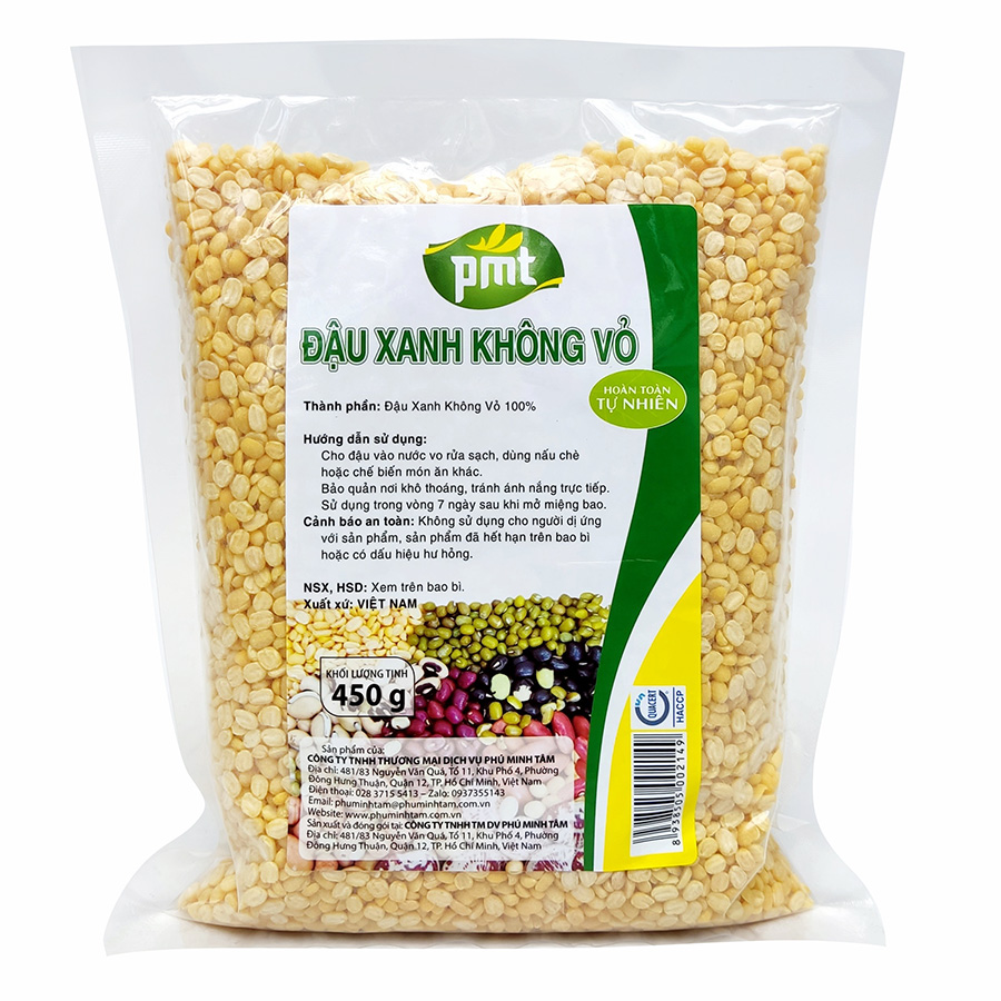 Đậu Xanh Không Vỏ Phú Minh Tâm (450g)