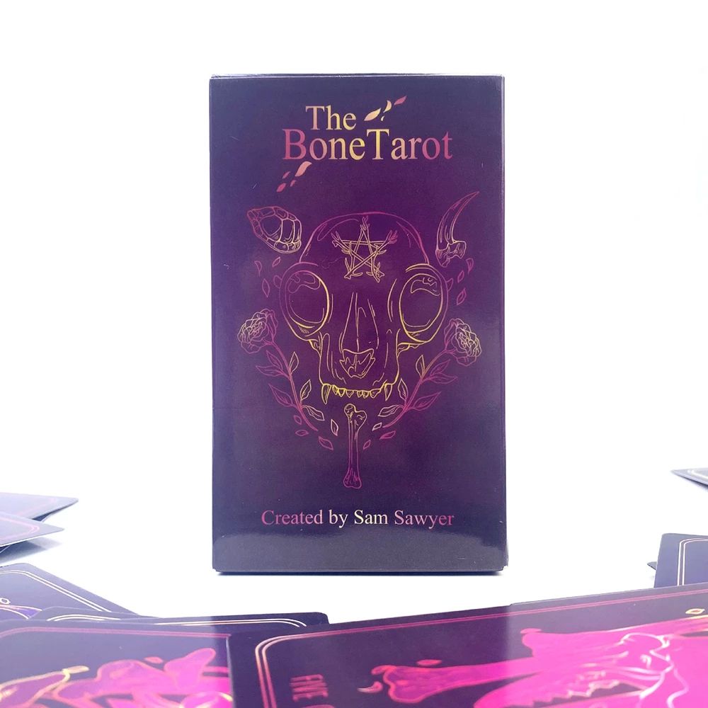 (Size Gốc) Bộ Bài The Bone Tarot  Thẻ Mạ Cao Cấp
