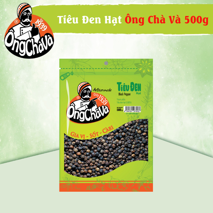 Tiêu Đen Hạt Ông Chà Và 500g (Black Pepper)