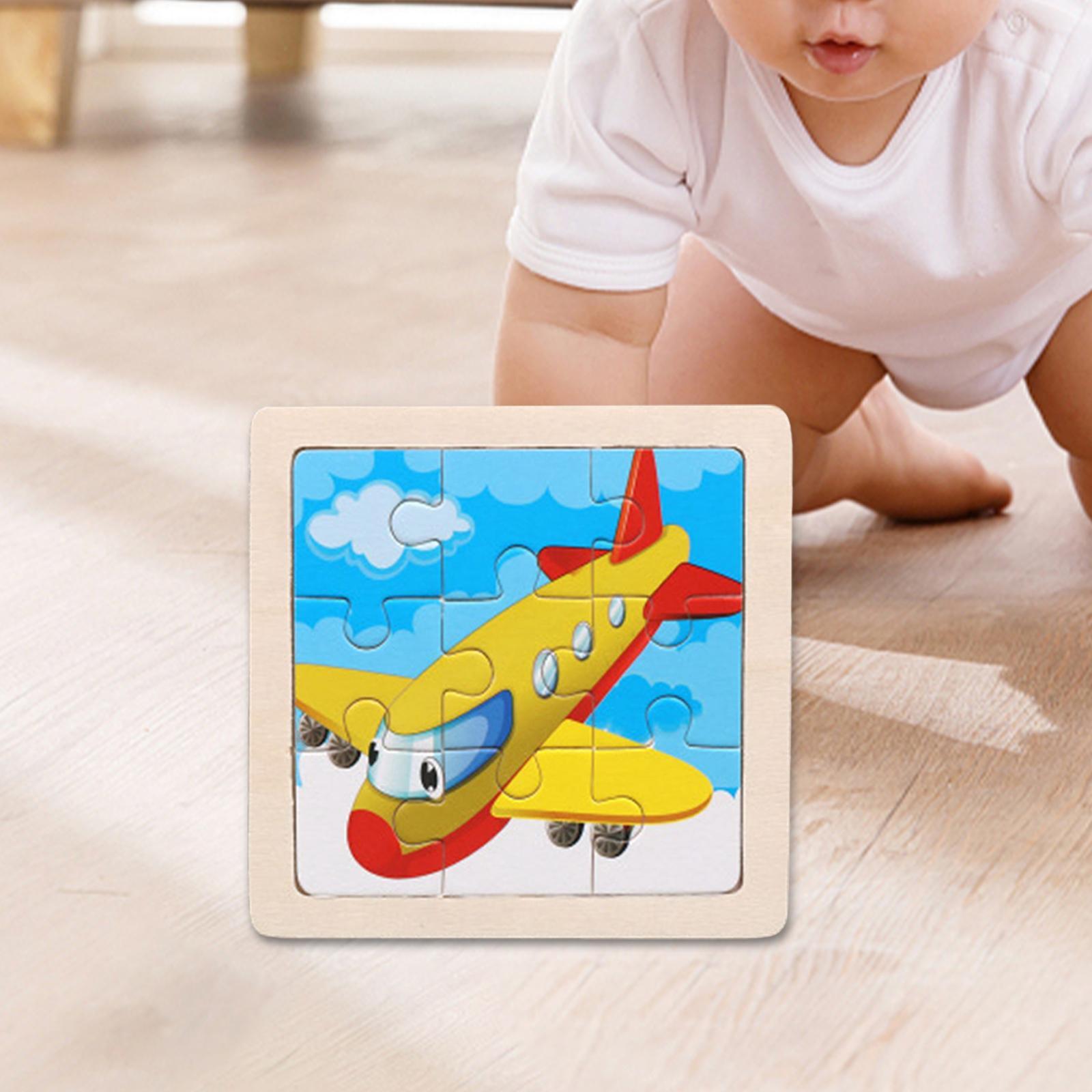 Wooden Jigsaw Puzzles Early Learning Educational Toys for Kids Toddlers