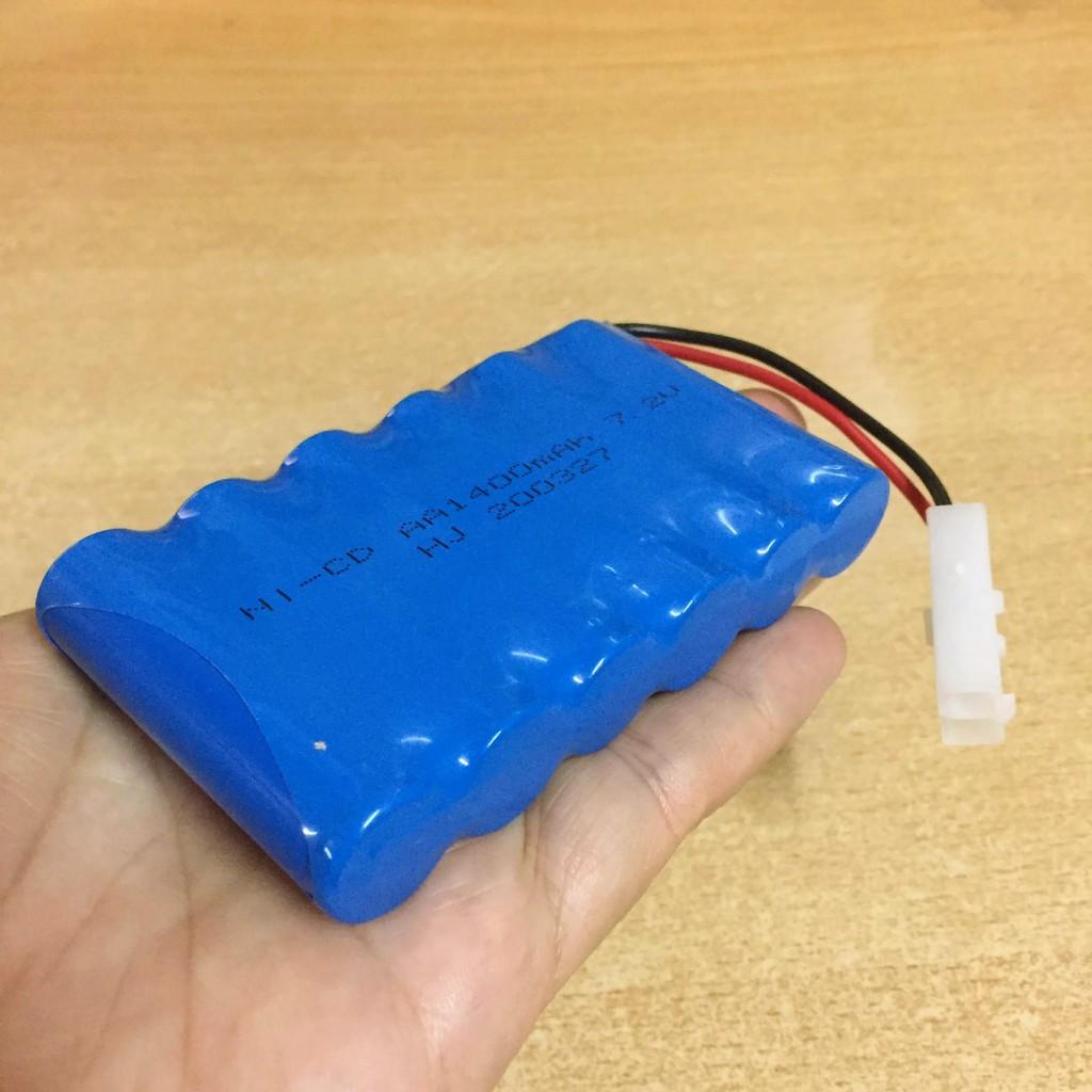 Pin sạc 7.2V dung lượng 1400mAh chân cắm ket 2p