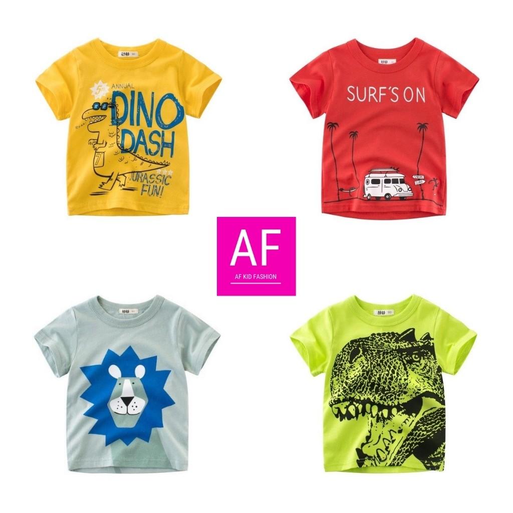 Áo bé trai, áo thun KONG cho bé in hình độc đáo chất cotton hàng xuất Âu Mỹ