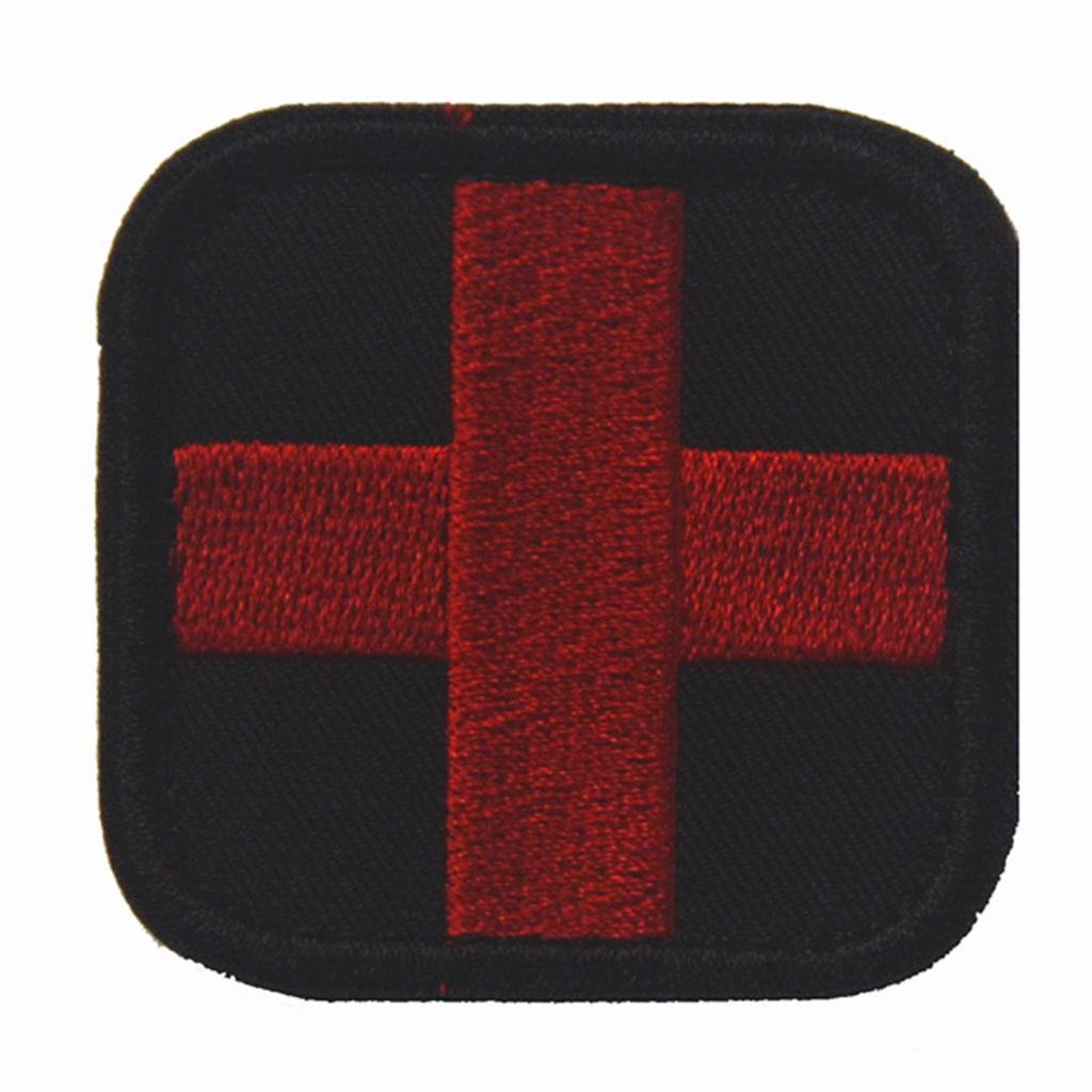 4 Pieces Loop Medic First Aid Red Cross Patch