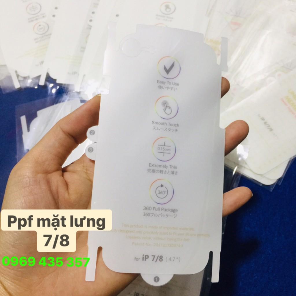 Miếng dán PPF mặt sau dành cho ip 7/8
