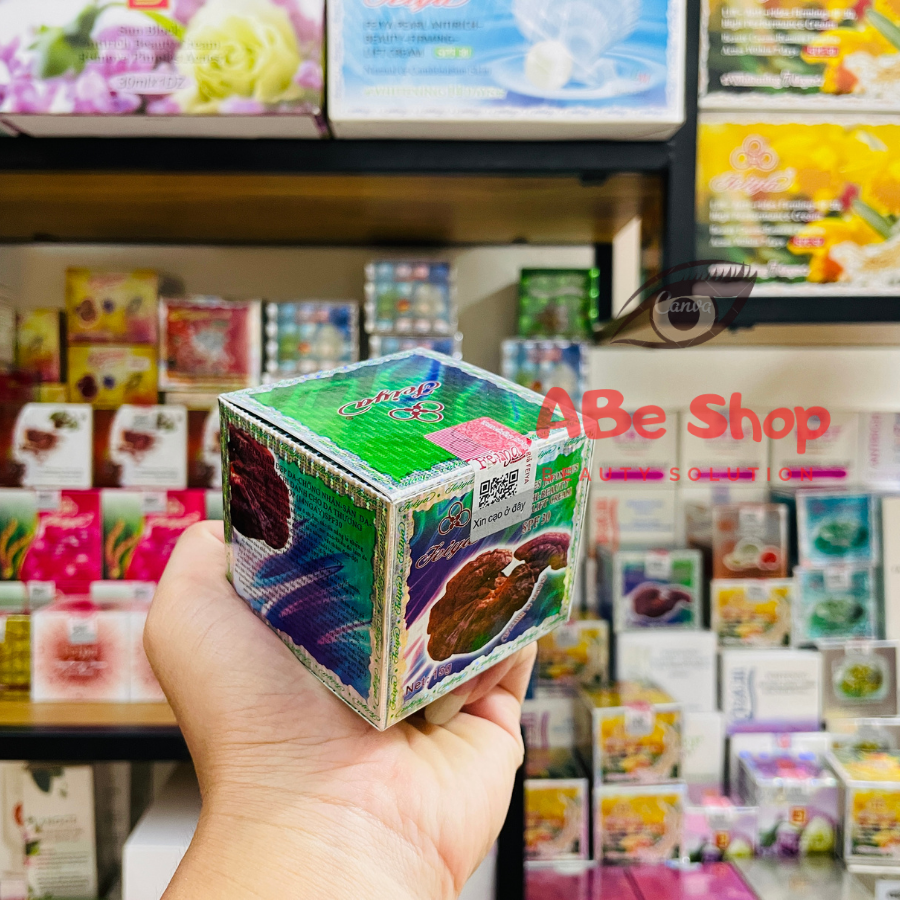Kem FEIYA Linh Chi Đài Loan - Làm Trắng - Chống Lão Hóa - Mờ Nếp Nhăn - Cải Thiện Da Mụn