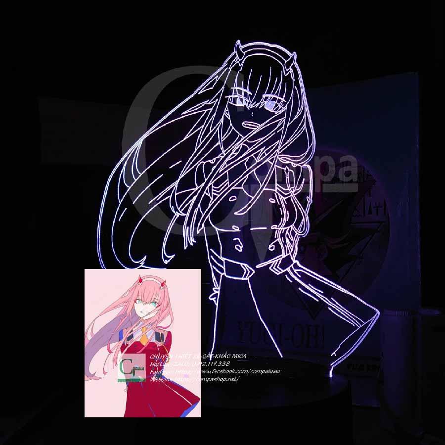 Đèn Ngủ Zero Two DARLING in the FRANXX Type 06 ADIF0106 16 MÀU TÙY CHỈNH