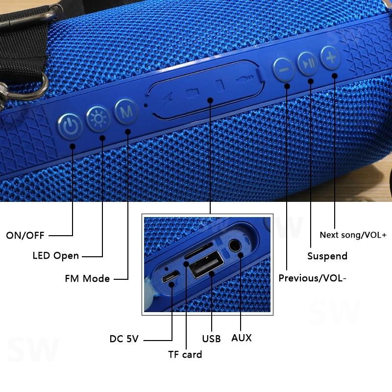 Loa Bluetooth 20W công suất cao TG192, cột di động chống thấm nước cho PC, loa máy tính, loa siêu trầm, trung tâm âm nhạc, trung tâm âm nhạc FM TF Color: Camouflage