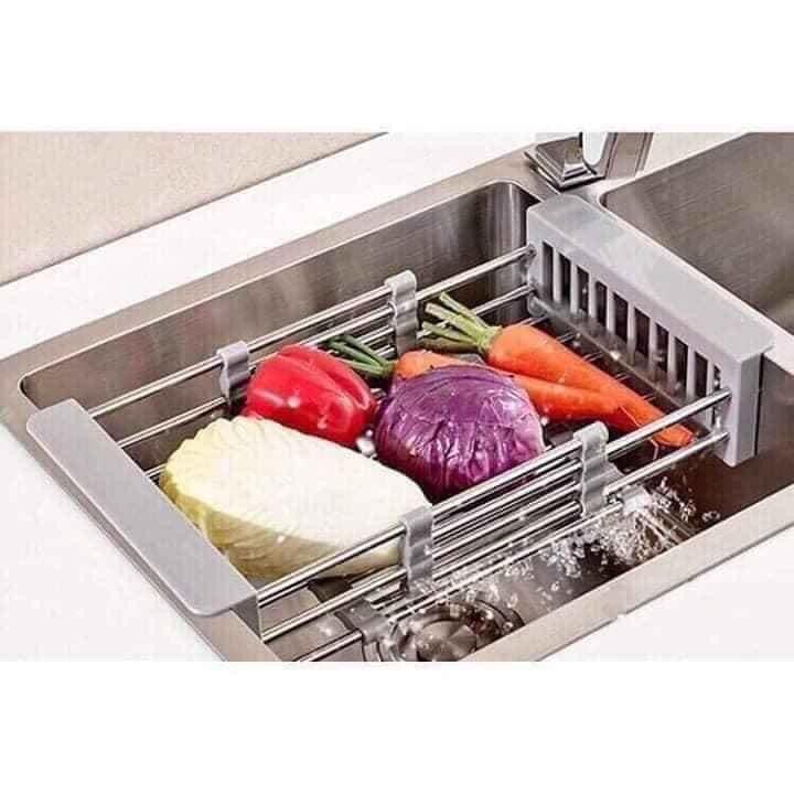 RỔ INOX GẤP GỌN