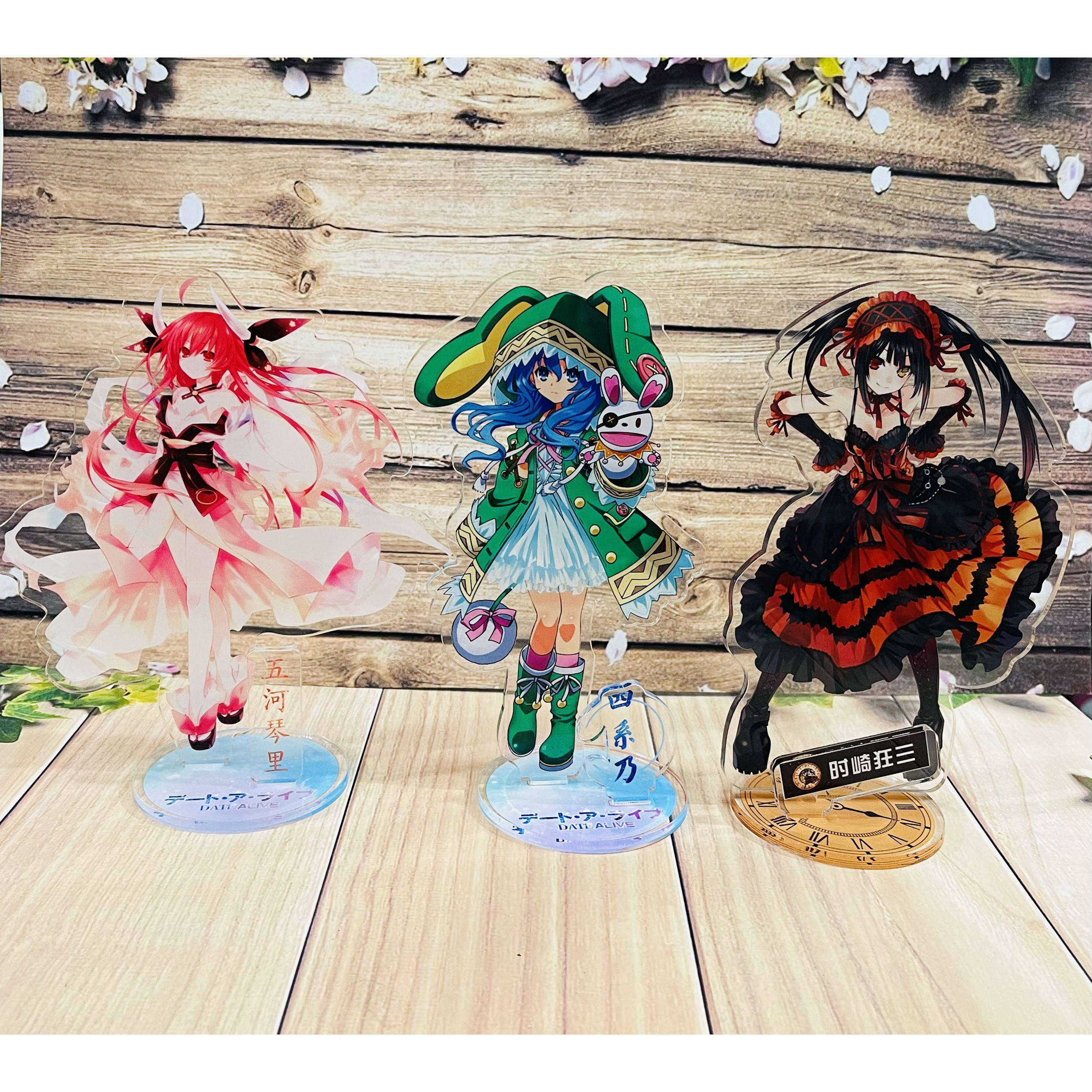 Standee Date A Live mô hình mica trong nhiều mẫu