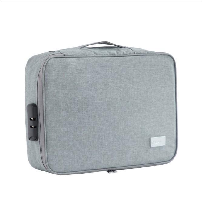 Khuyến mãi - Túi du lịch đa năng đựng laptop giấy tờ có khoá mật mã CERTIFICATE BAG