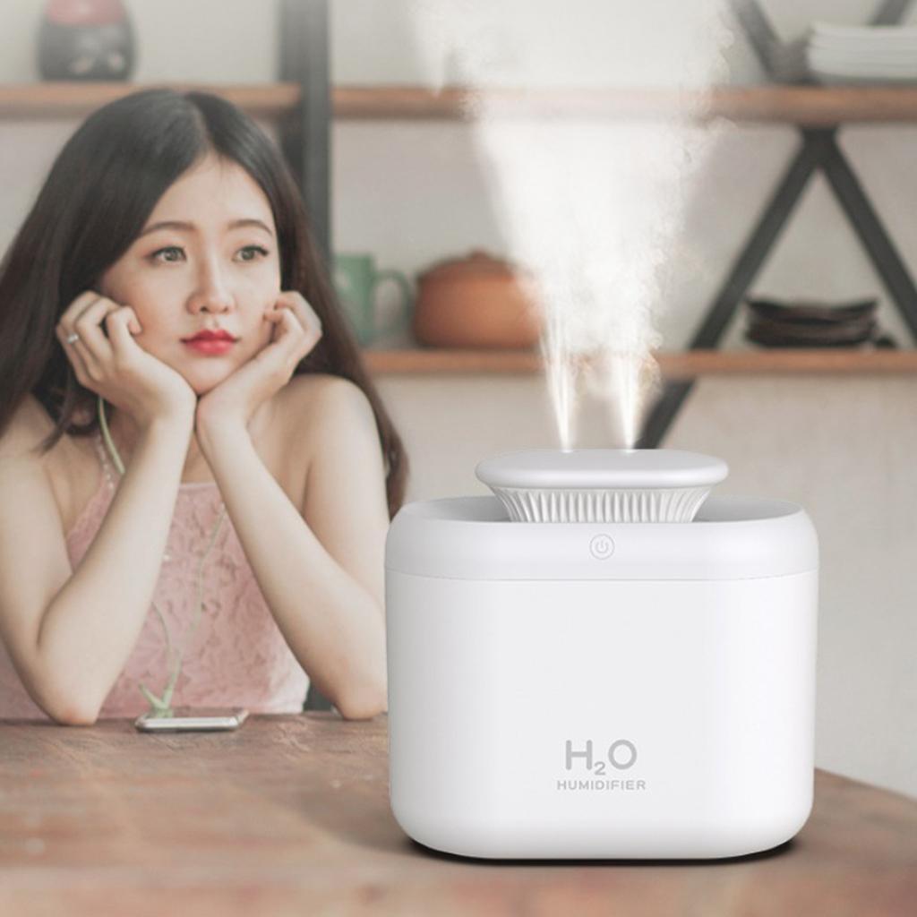 USB Air Humidifier Essential Oil Diffuser Humidifier 3.3L White
