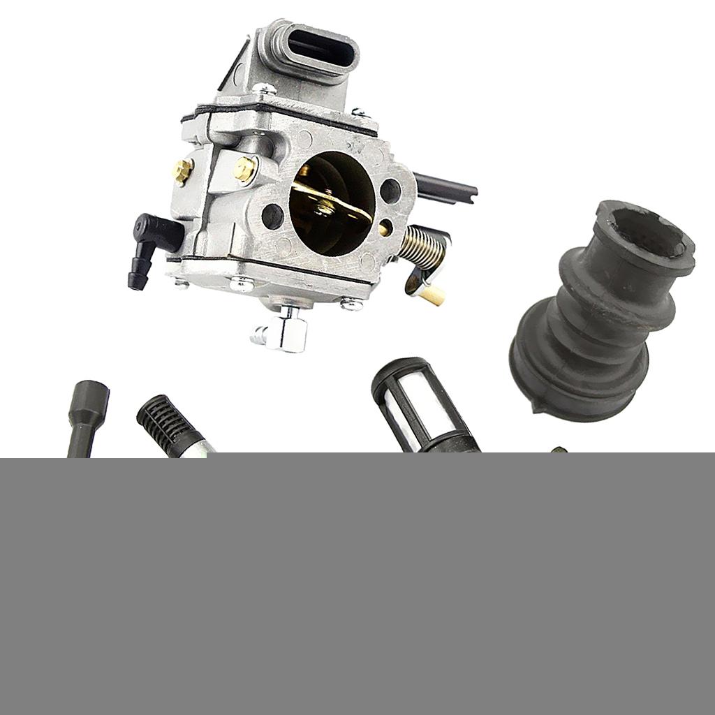 Carburetor For STIHL MS660 Fuel Line Filter Spark Plug Intake Manifold Kit