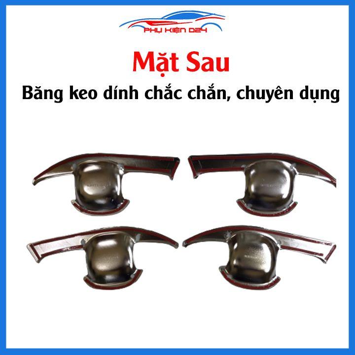 Ốp tay hõm Camry 2019-2020-2021-2022 vân carbon, mạ crom chống trầy bảo vệ cửa xe ô tô