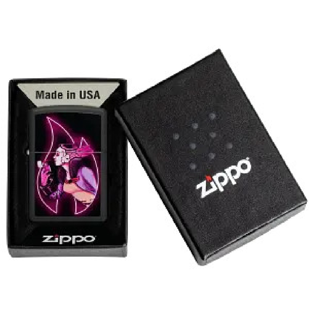 Bật Lửa Zippo Classic Black Matte Color Image 48139