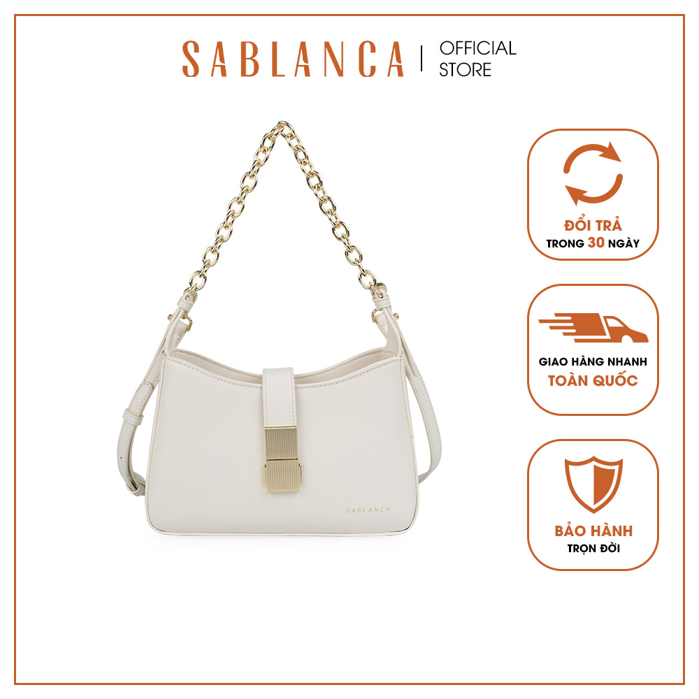 Túi handbag nữ phối khóa kim loại SABLANCA 5051HB0161