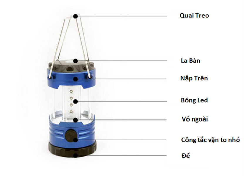 Đèn 12 Led treo đa năng