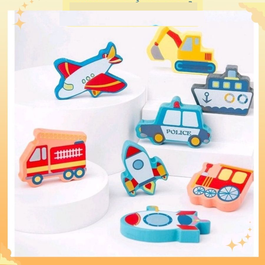 Bộ đồ chơi câu cá gỗ 6in1 cho bé