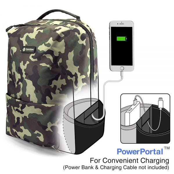 Balo Chống Trộm Tomtoc (Usa) Lightweight Camping Cho Ultrabook 13″14″15″16″ CAMO, Mang Mọi Thứ Đến Với Bạn Hàng Chính Hãng