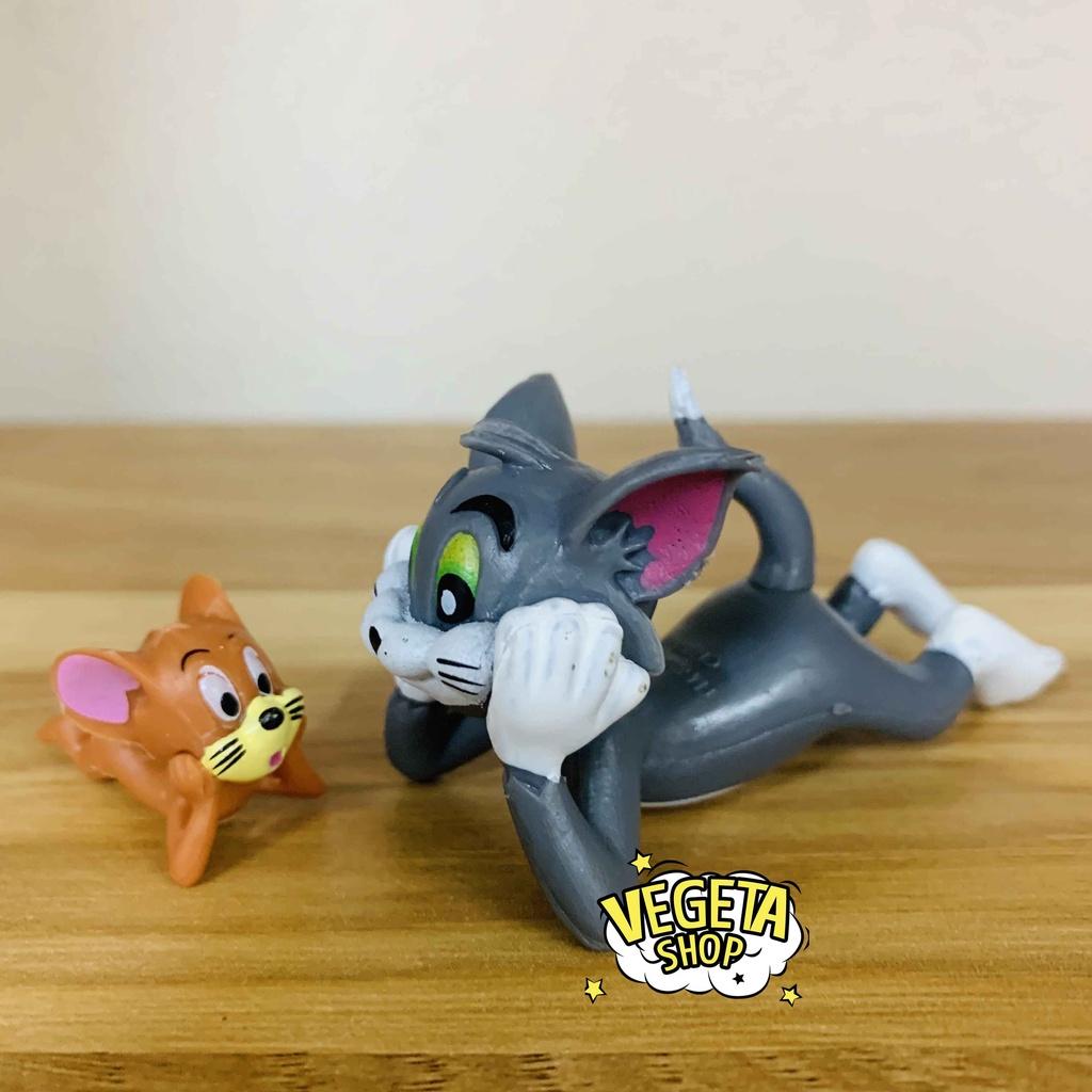 Mô Hình Tom và Jerry - Nhân Vật Hoạt Hình Tom and Jerry - Mèo Tom Chuột Jerry Chó Spike - Cao 2~8cm