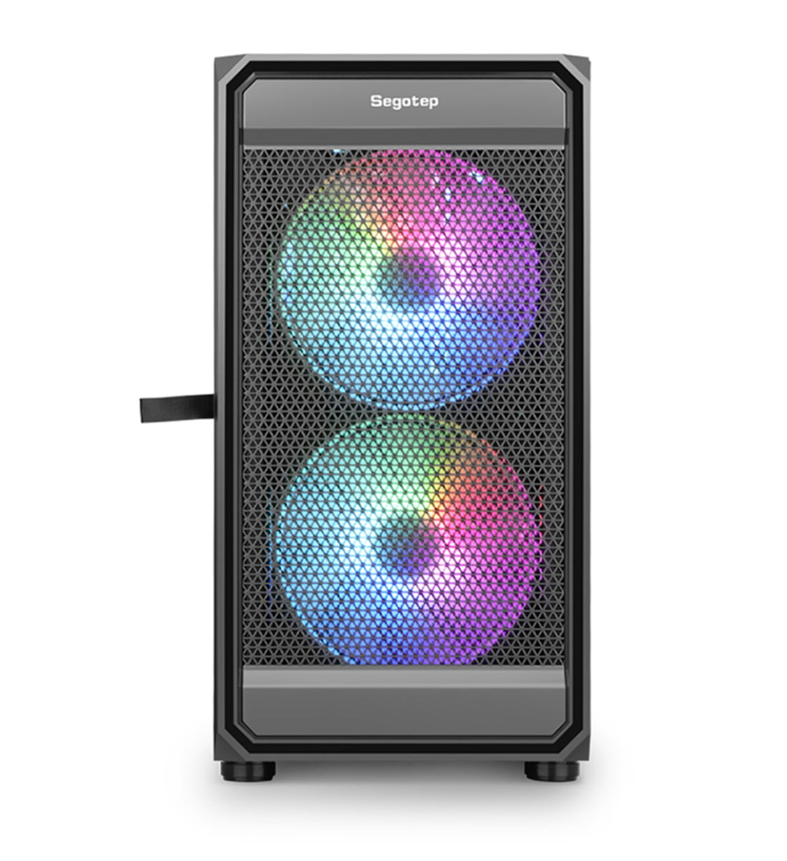 Vỏ máy tính Case Segotep Artist 2F RGB sẵn 2 Fan LED ARGB Gaming Kính cường lực - Hàng chính hãng NetWork Hub phân phối
