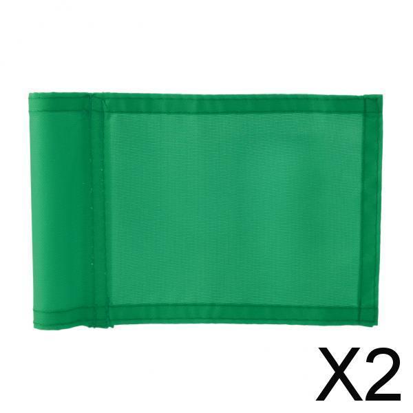 2xPuttingGreen Golf Solid Flag Golf Backyard Practicing Target Aids Green