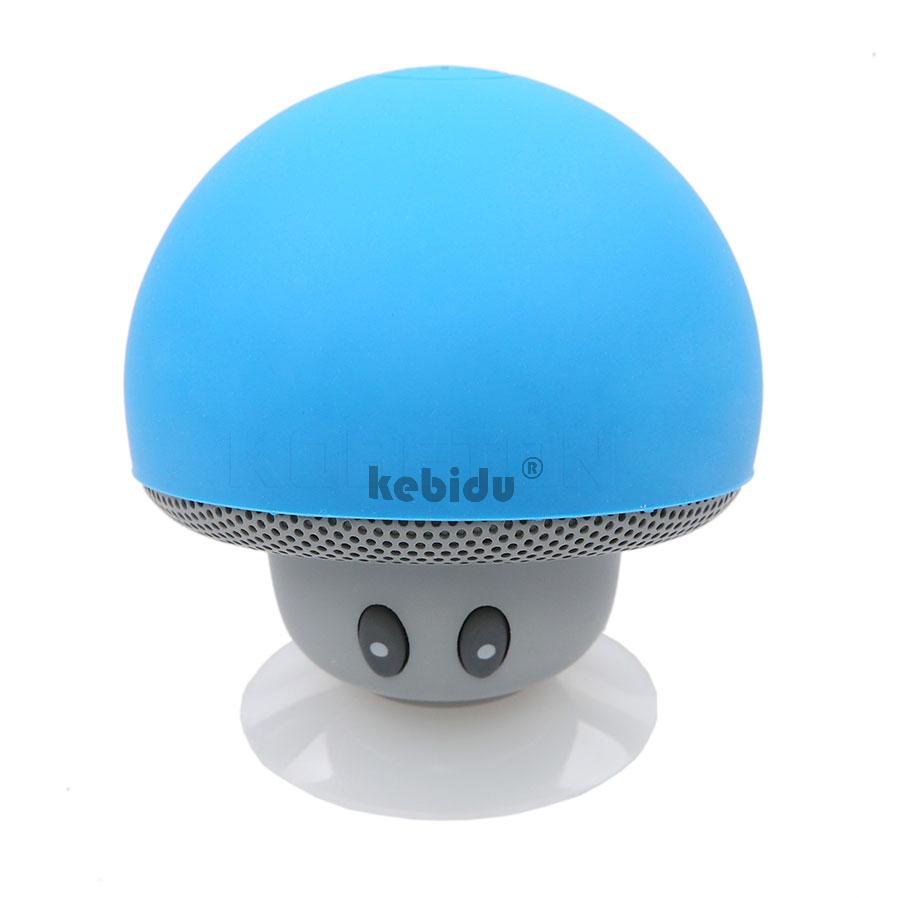 Kebidu Không Dây Đa Năng Hình Nấm Loa Bluetooth Hút Cốc Bộ Thu Âm Thanh Nhạc Stereo Loa Siêu Trầm Mp3 Người Chơi Giá Đỡ Loa Color: Yellow