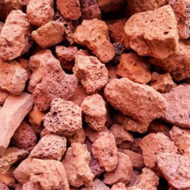 200g - Đá Nham Thạch Đỏ - Vật Liệu Lọc Hồ Cá, Hồ Thủy Sinh
