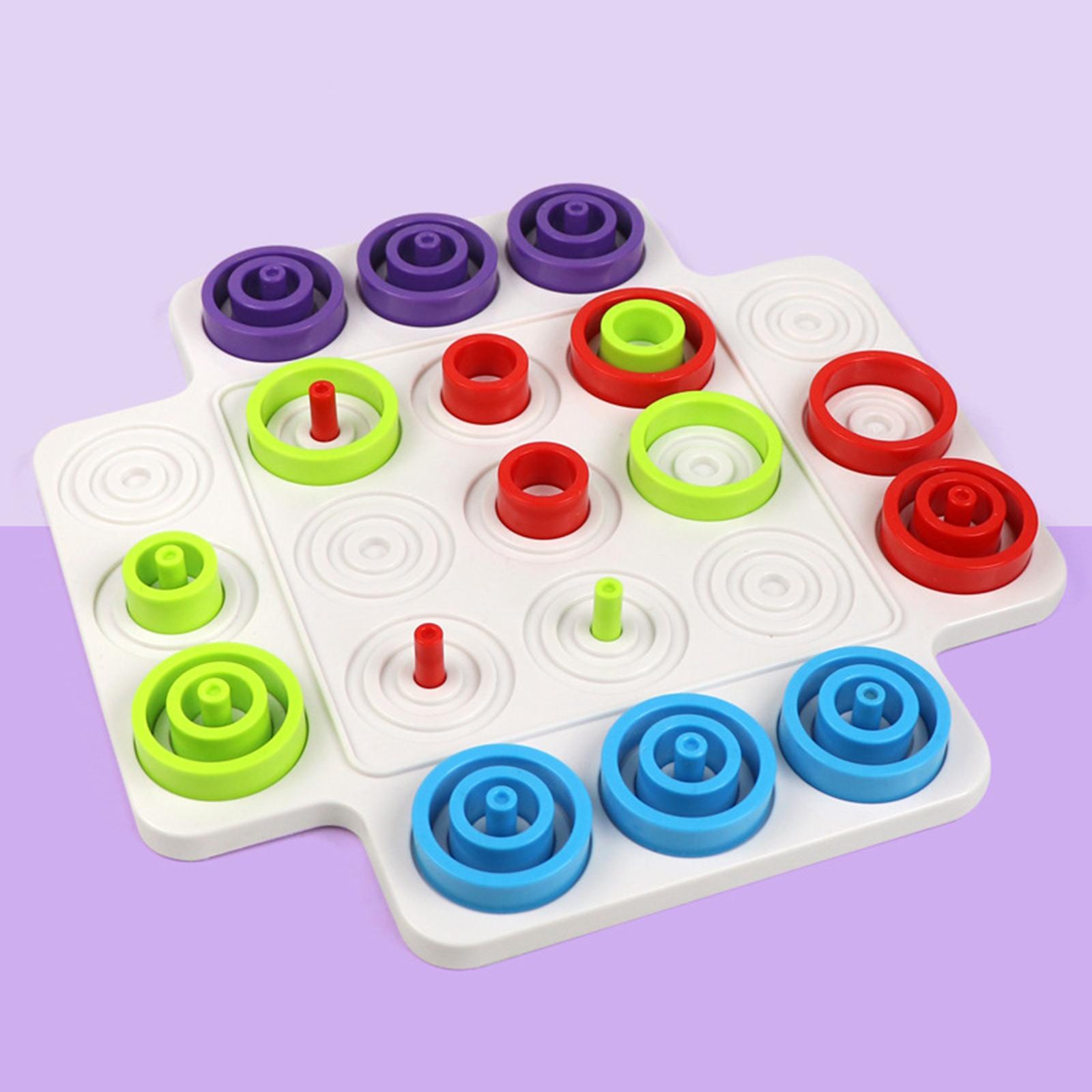Multiplayer Rings Chess Puzzle Toys Hands Brain Training for Boys Girls
