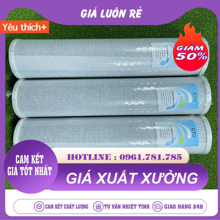 Lõi Lọc Than Nén 20inch Bigblue (Lõi CTO) Sử Dụng Đơn Giản,Hiệu Quả Cao