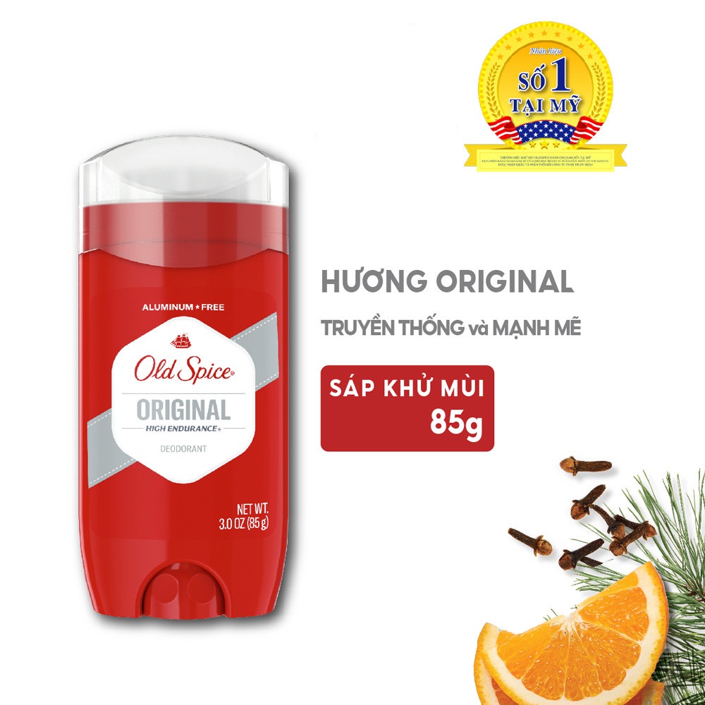 Lăn Khử Mùi Cho Nam Hương Truyền Thống Và Mạnh Mẽ Old Spice ORIGINAL 85g