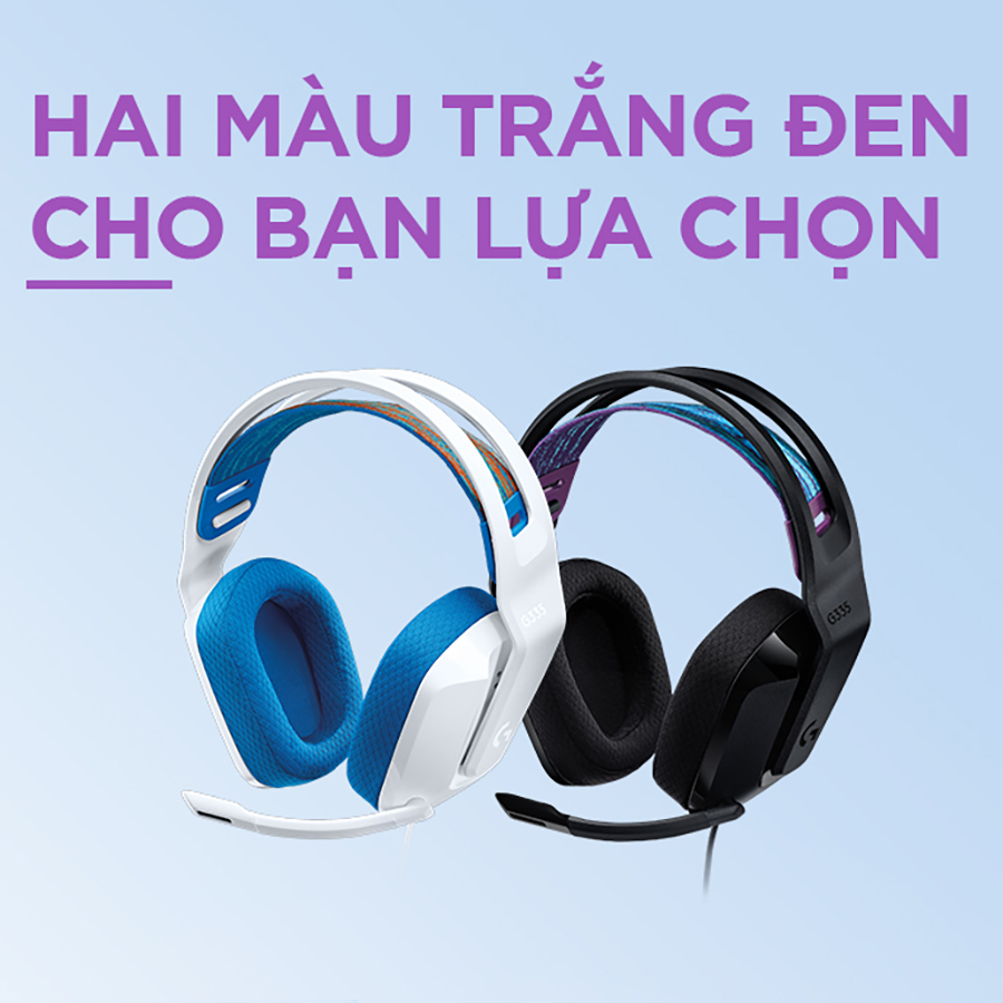 Tai Nghe Gaming Có Dây Logitech G335 - Màu