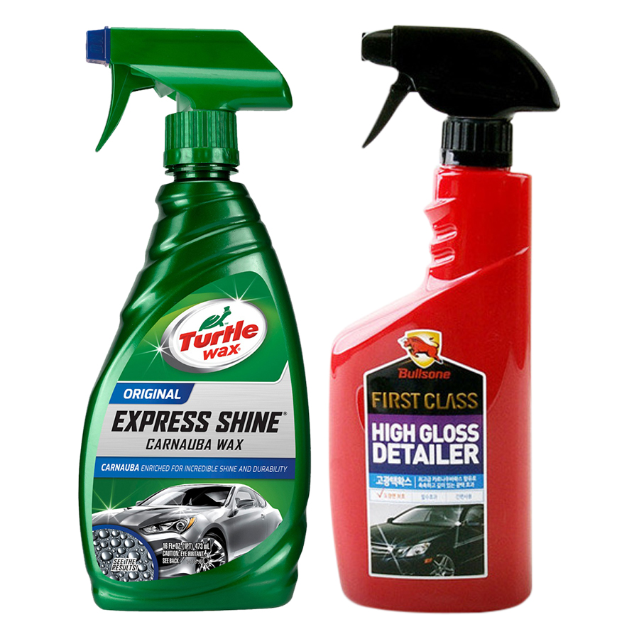 Combo Đánh Bóng Sơn Turtle Wax Và Nước Đánh Bóng Sơn Bullsone + Tặng Xà Phòng Rửa Xe 3M