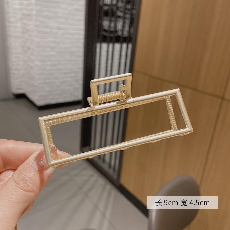 Kẹp tóc Hàn Quốc kẹp càng cua cỡ lớn nhiều mẫu HOT tiktok màu vàng gold sang chảnh