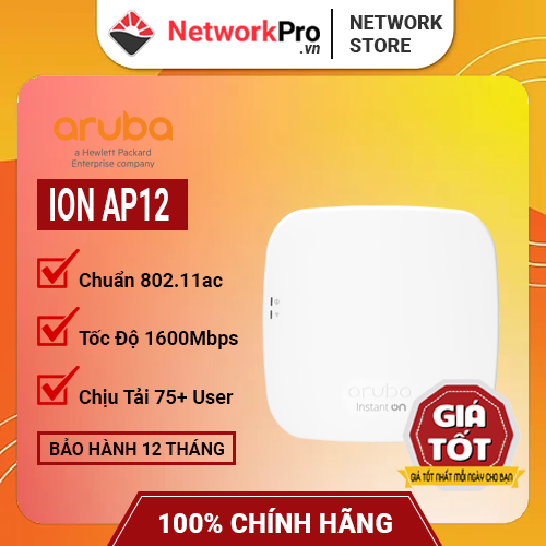 Hình ảnh Thiết Bị Thu Phát Sóng Wifi – Aruba Instant On AP12 ( Hàng chính hãng)