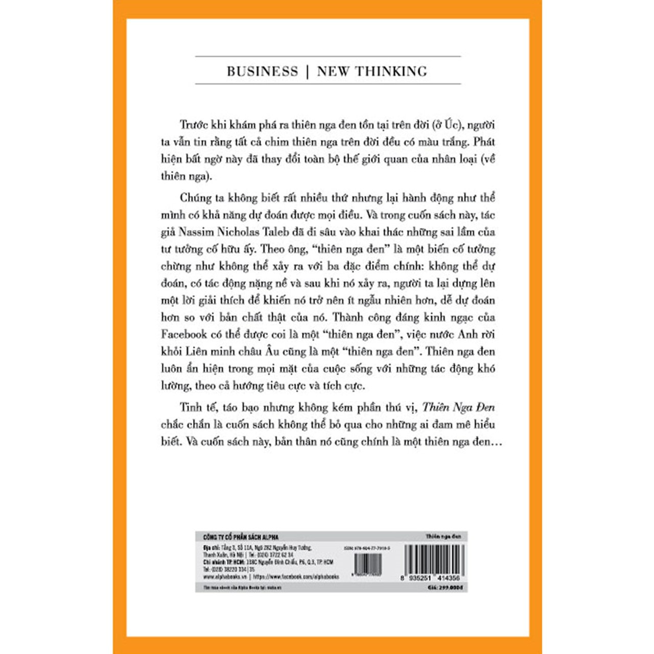 Thiên Nga Đen - The Black Swan ( Tặng Kèm Bookmark Tuyệt Đẹp )