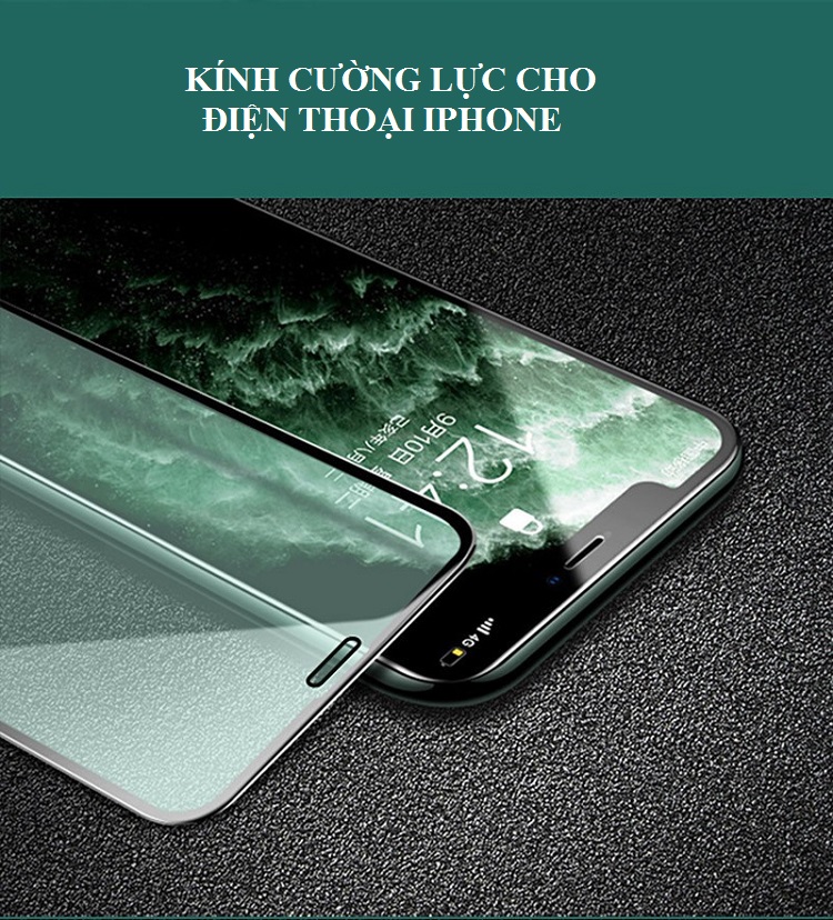Kính Cường Lực Toàn Màn Hình Cho Các Dòng Iphone 10/11