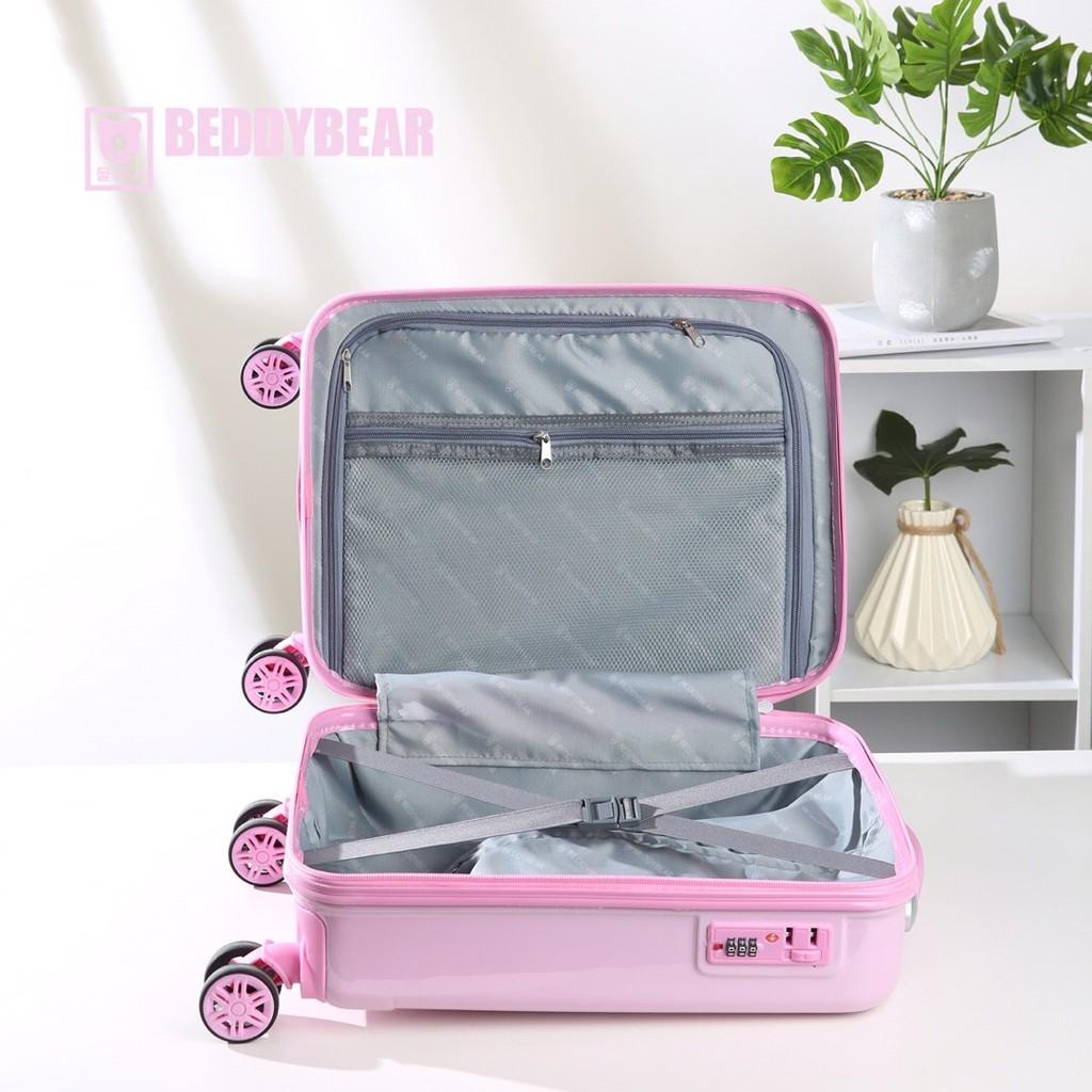 Vali Kéo Du lịch Trẻ Em MCN Beddy Bear 17 inch - họa tiết Kỳ Lân dập nổi 3D chống va đập, bánh xoay 360 - Khóa TSA cố định trên Vali - Bảo hành 5 năm MIỄN PHÍ